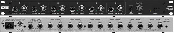 Rane HC6S 6通道耳机放大器